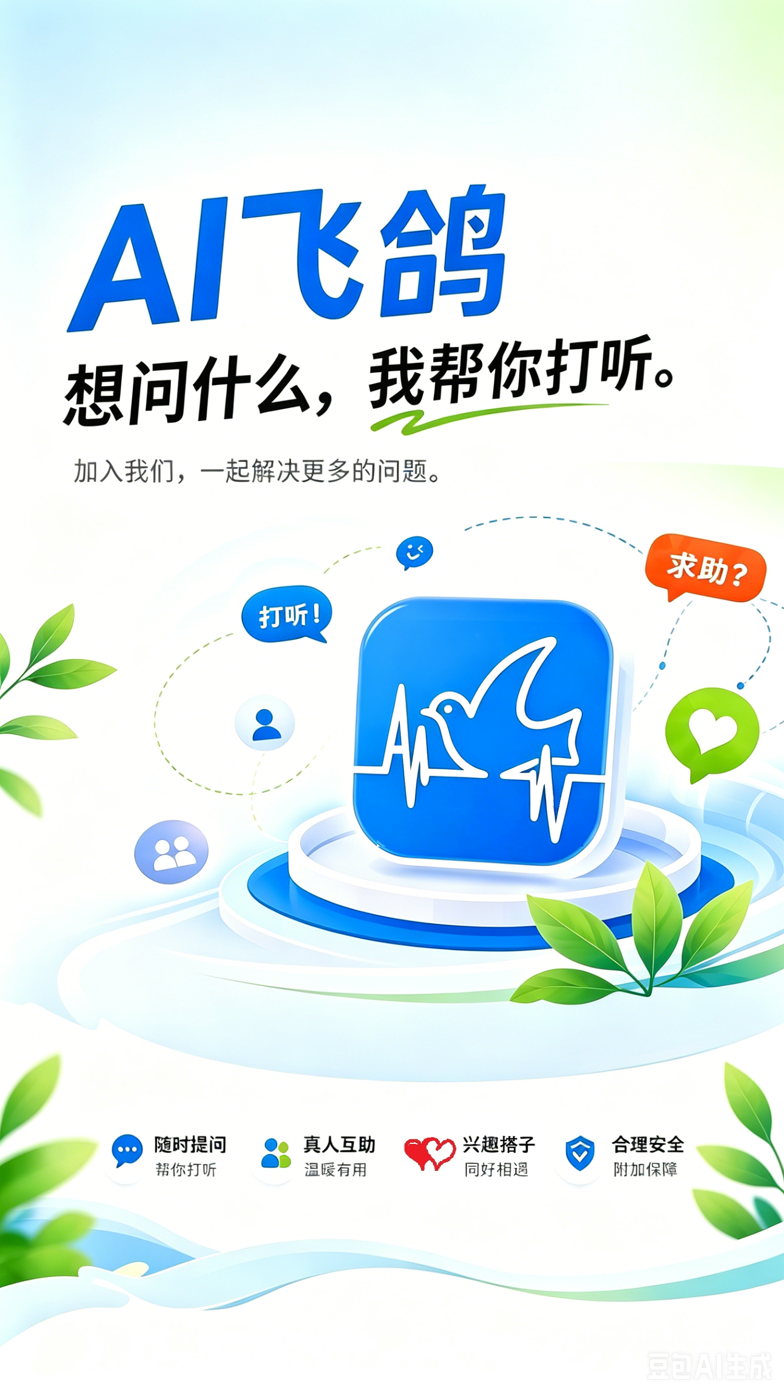AI 飞鸽 — 想问什么，我帮你打听。